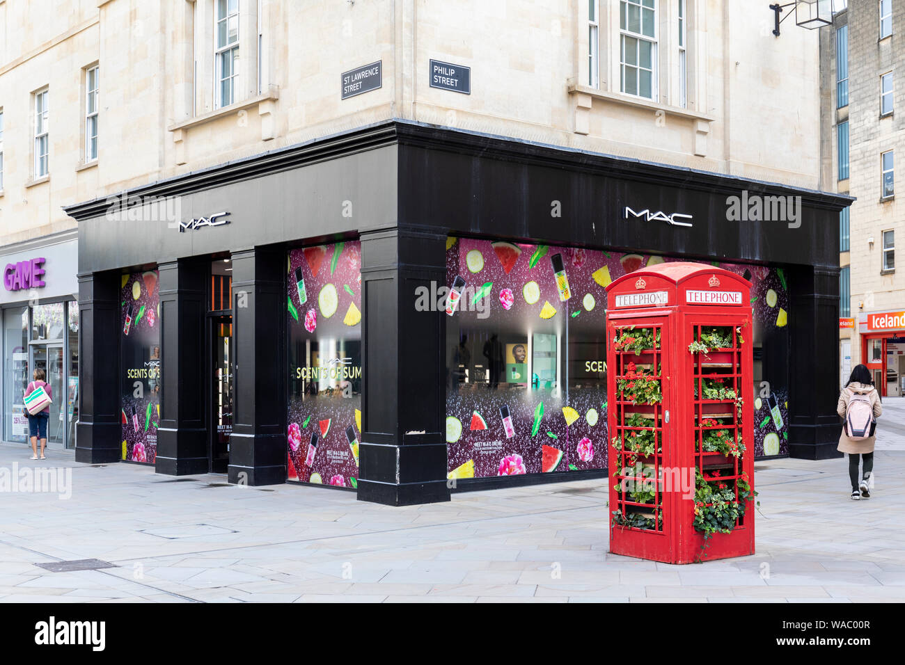 Mac store, centre commercial Southgate, ville de Bath, Somerset, Angleterre, ROYAUME-UNI Banque D'Images