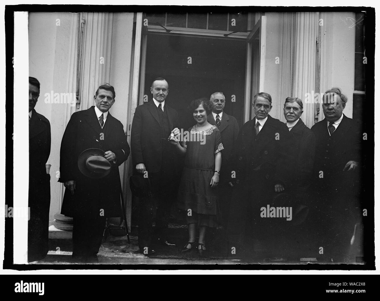 Coolidge avec Mlle Vada Watson, le Kansas, fille du blé [29/01/25] Banque D'Images