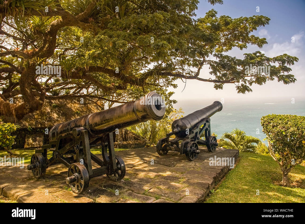 Fort King George Park à Scarborough, Trinité-et-Tobago Banque D'Images
