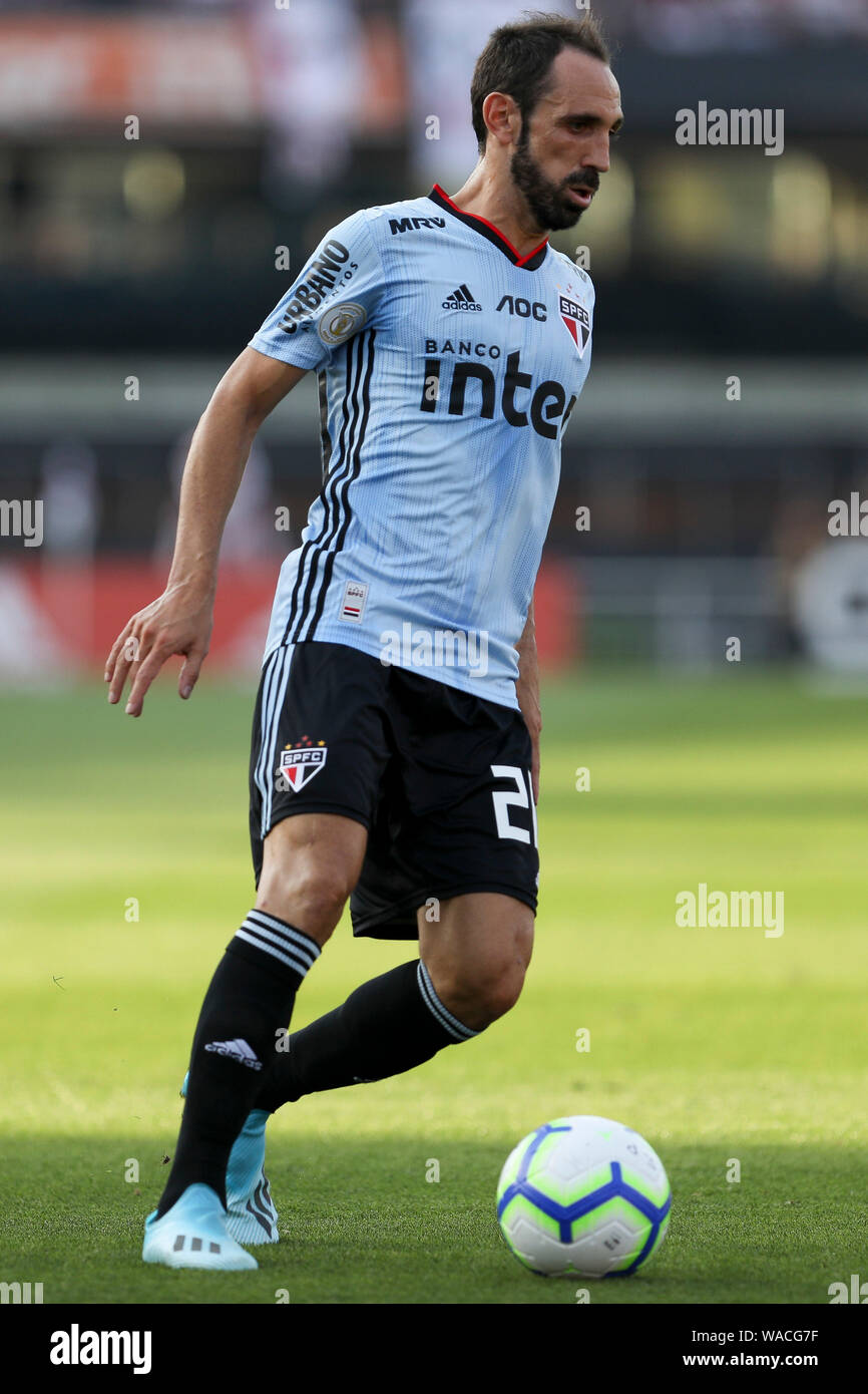 SÃO PAULO, SP - 18.08.2019 : SÃO PAULO FC X CEARÁ - Juanfran pendant le match entre Sao Paulo FC et de Ceará, valide pour le 15ème tour du Championnat brésilien 2019 et détenus à Morumbi Stadium à Sao Paulo, SP. (Photo : Marco Galvão/Fotoarena) Banque D'Images