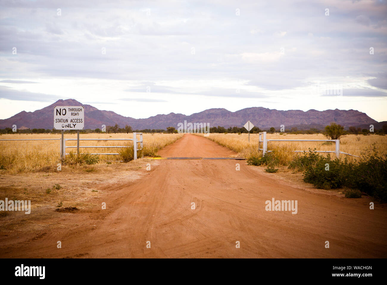 Outback Cattle Station Banque D'Images