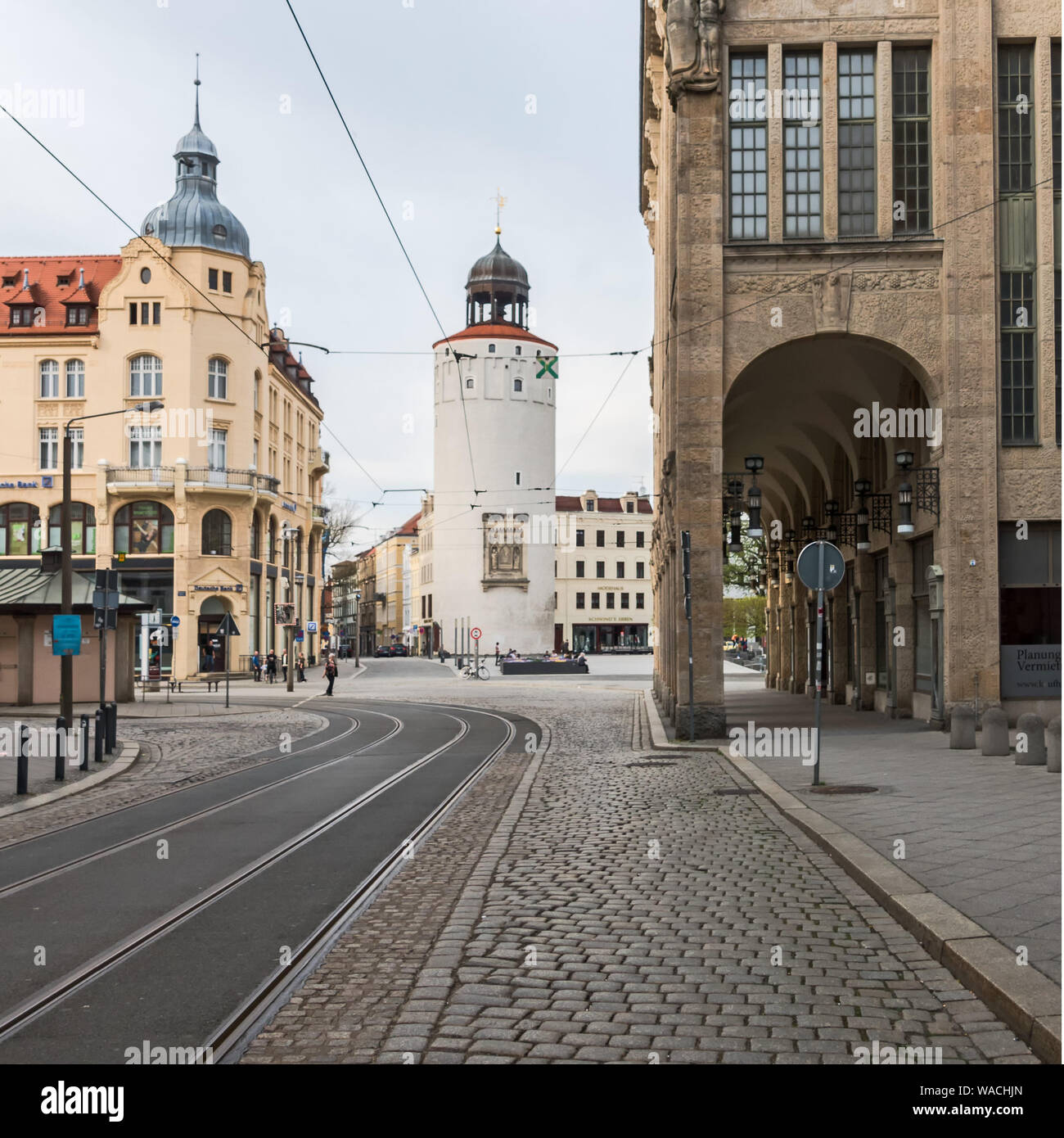 Vieille ville de Görlitz, Allemagne Banque D'Images