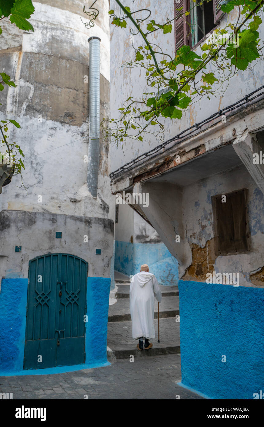 Vieille ville de Tanger, Maroc Banque D'Images