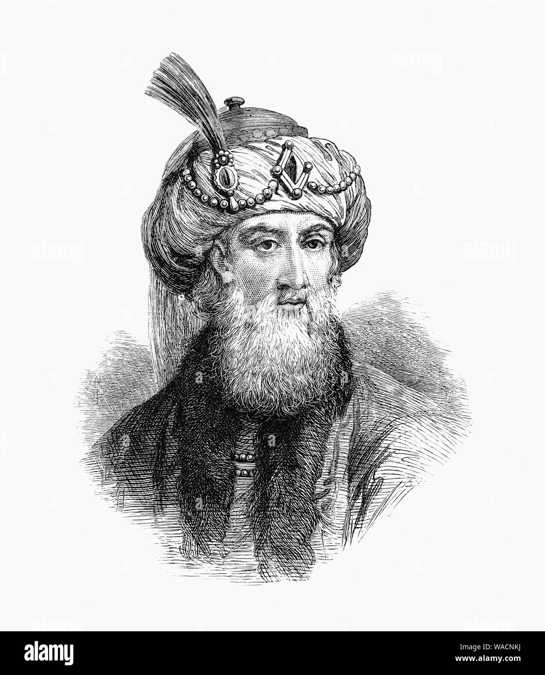 Un portrait de Titus Flavius Josèphe, né Yossef ben Matityahou (37 - 100AD ) était un Romano-Jewish du premier siècle historien qui est née à Jérusalem, faisant alors partie de la Judée romaine. Il a d'abord lutté contre les Romains lors de la Première Guerre Juive-romain jusqu'après l'esclavage il fait défection pour le côté romain et a obtenu la citoyenneté romaine. Il est devenu un conseiller et ami du fils de Vespasien, Titus, agissant comme son traducteur lorsque Titus a conduit le siège de Jérusalem. Depuis le siège s'est avéré inefficace à l'arrêt de la révolte juive, la destruction de la ville et le pillage et la destruction du Temple d'Hérode Banque D'Images