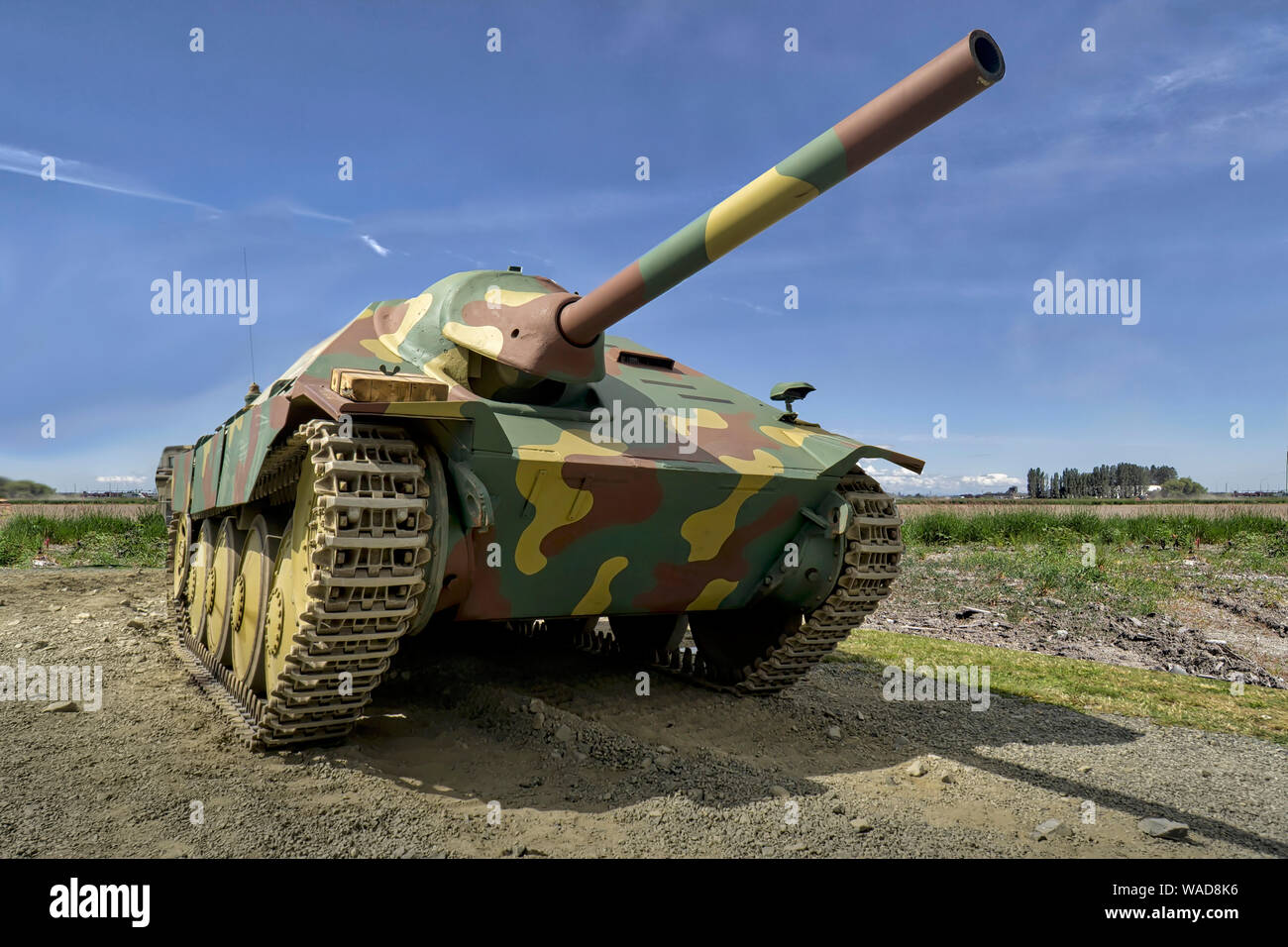 Jagdpanzer Hetzer tank destroyer Banque D'Images