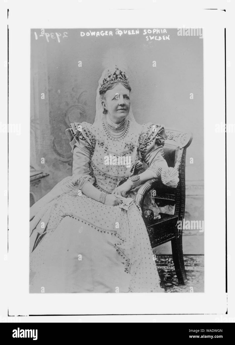 La Reine douairière de Suède Banque D'Images