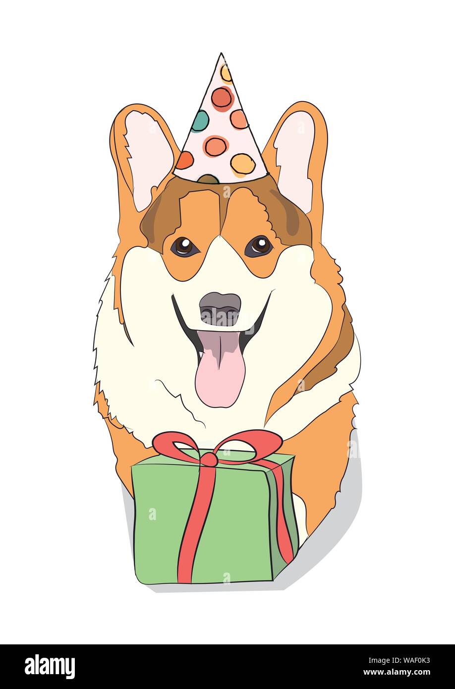 Corgi Avec Un Cadeau Felicitations Joyeux Anniversaire Vecteur Fond Blanc Dessin En Couleur Image Vectorielle Stock Alamy Corgi Avec Un Cadeau Felicitations Joyeux Anniversaire Vecteur Fond Blanc Dessin En Couleur Image Vectorielle Stock Alamy