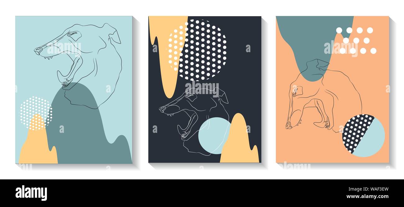 Modèle englobe sont définis à l'aide d'éléments géométriques graphiques avec des lignes. Il est utilisé pour les affiches, brochures, affiches, bannières et couvercles. Vector illu Illustration de Vecteur