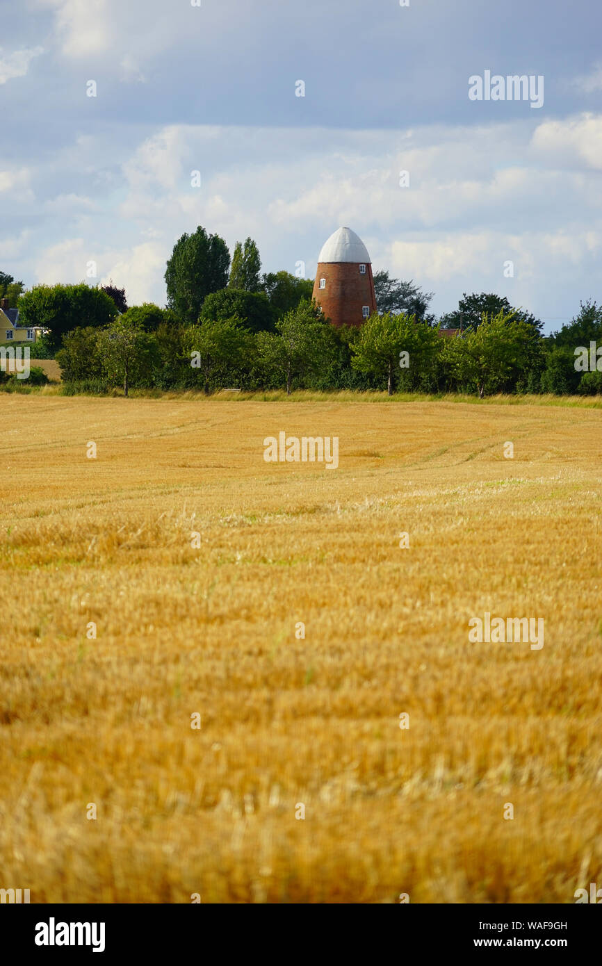 L'usine désaffectée à Mill End, près de Clavering, Essex Banque D'Images