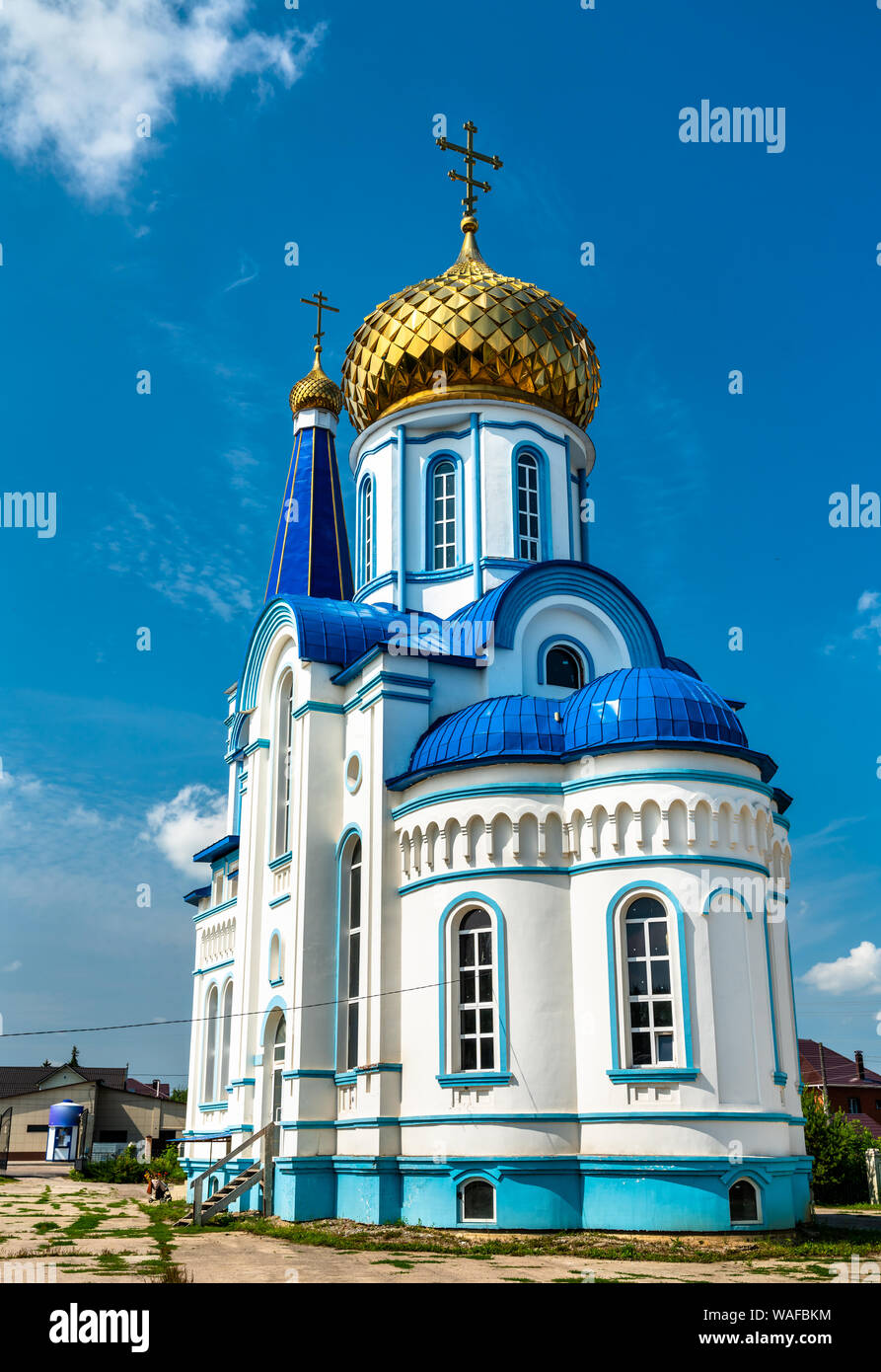 Église Notre Dame de Kazan à Tula, Russie Banque D'Images