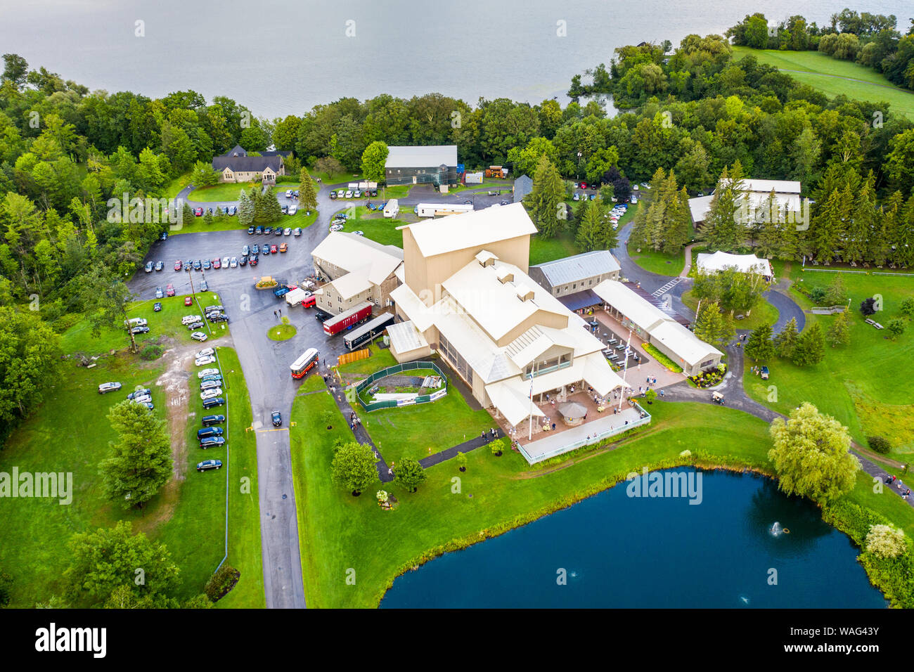 Alice Busch Opéra Théâtre, accueil du Glimmerglass Festival, Cooperstown, NEW YORK, USA Banque D'Images
