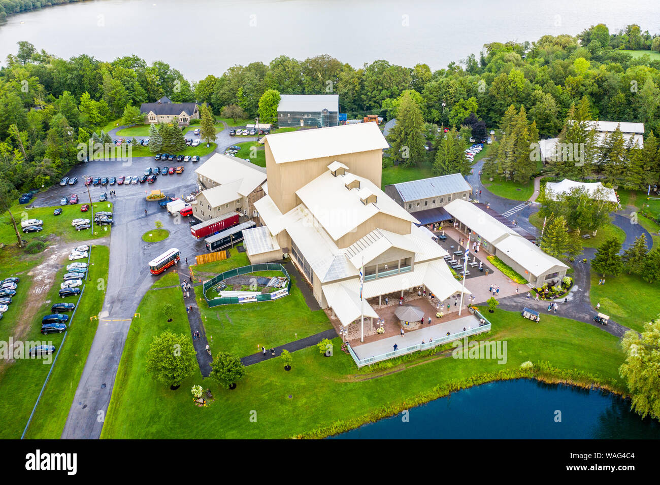 Alice Busch Opéra Théâtre, accueil du Glimmerglass Festival, Cooperstown, NEW YORK, USA Banque D'Images