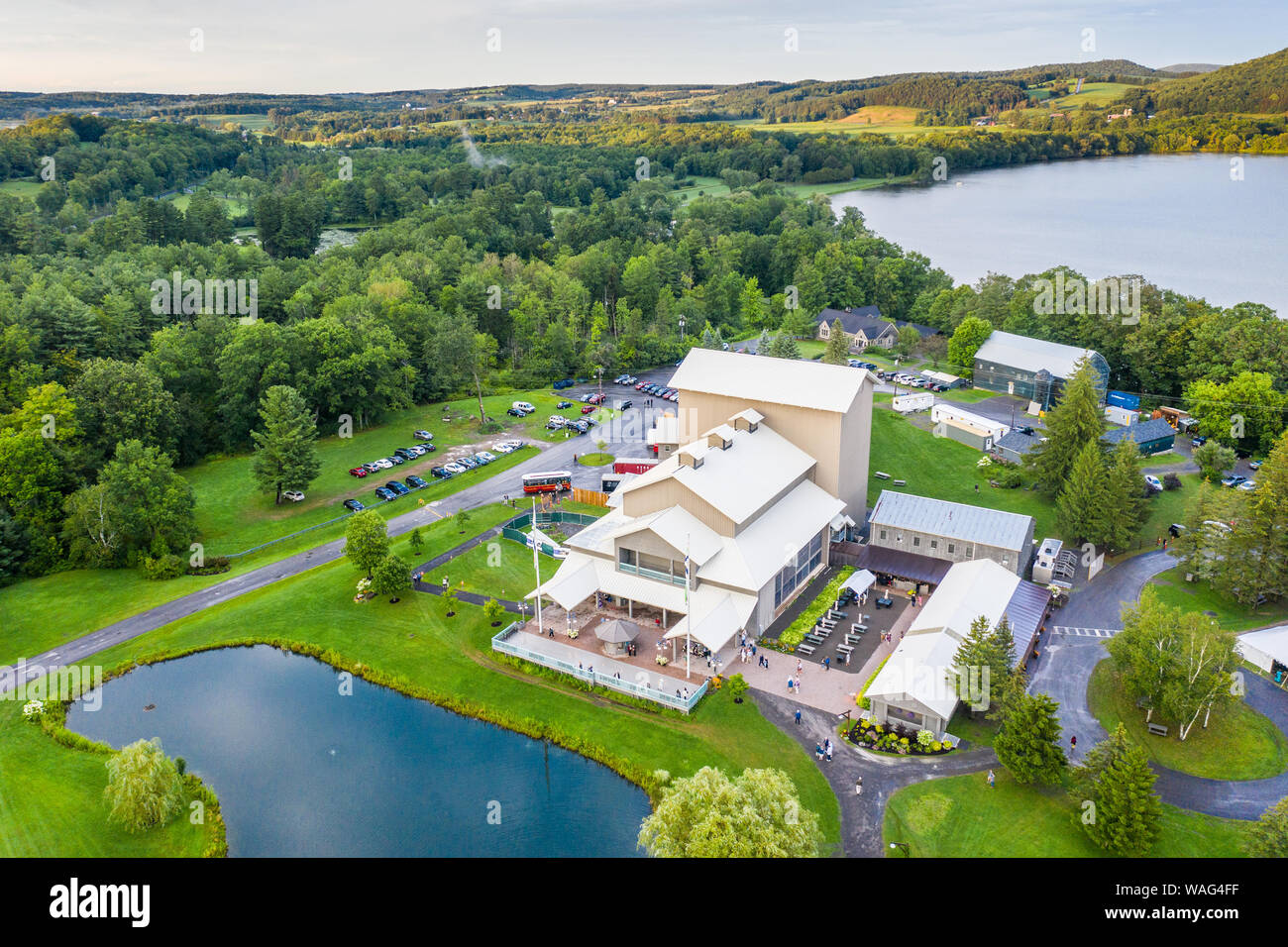 Alice Busch Opéra Théâtre, accueil du Glimmerglass Festival, Cooperstown, NEW YORK, USA Banque D'Images