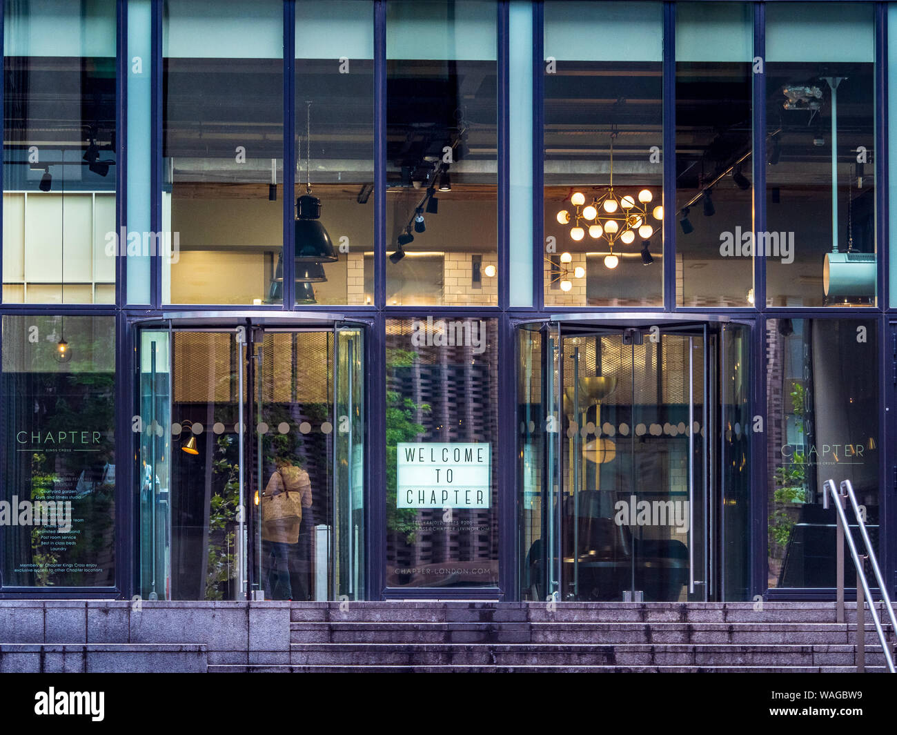 Chapter Student Housing Kings Cross Londres - Logement étudiant Chapitre sur Pentonville Road Central London Banque D'Images