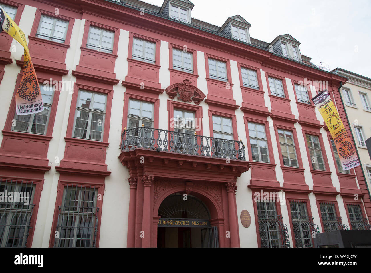 Façade du Musée Kurpfalzisches ; Heidelberg, Allemagne Banque D'Images