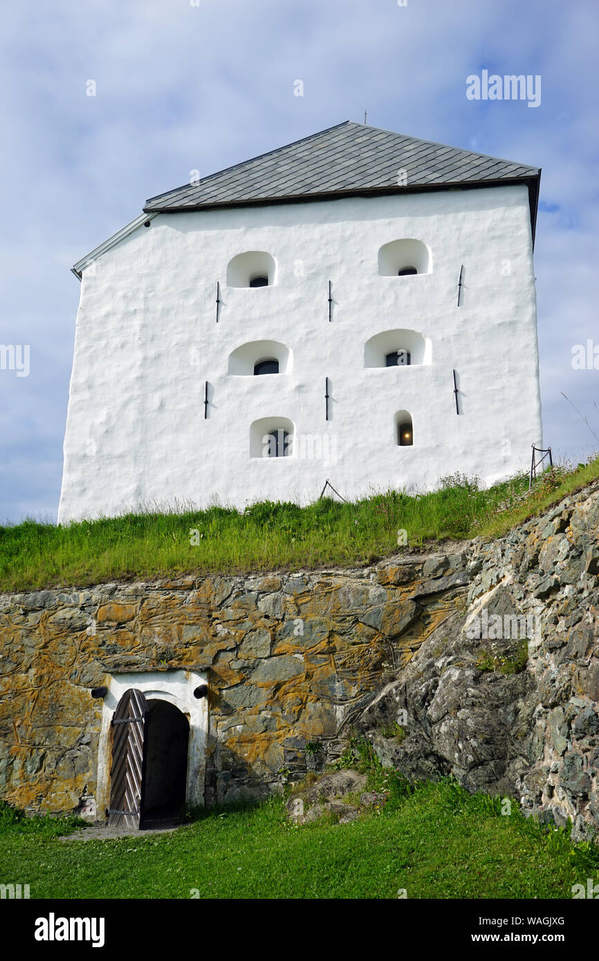 TRONDHEIM, NORVÈGE - juillet 2019 la forteresse de Kristiansten CIRCA Banque D'Images
