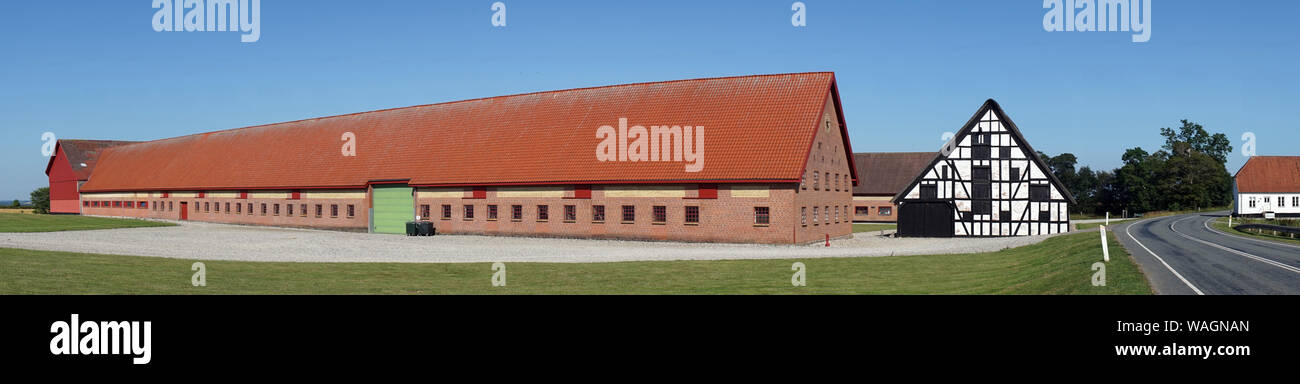 RONDE, LE DANEMARK - circa 2019 JUILLET Kalo farm Banque D'Images