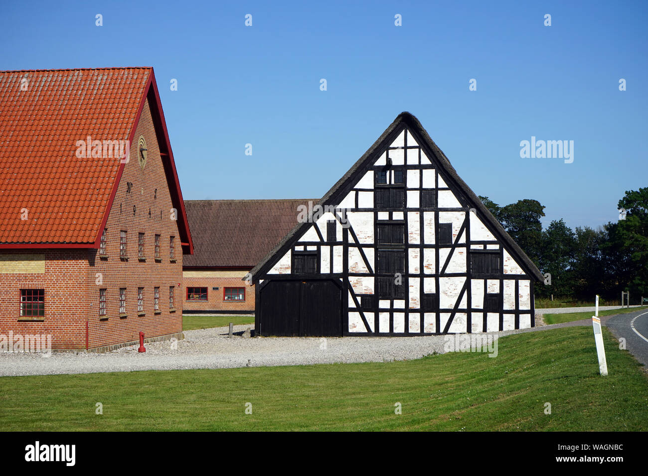 RONDE, LE DANEMARK - circa 2019 JUILLET Kalo farm Banque D'Images