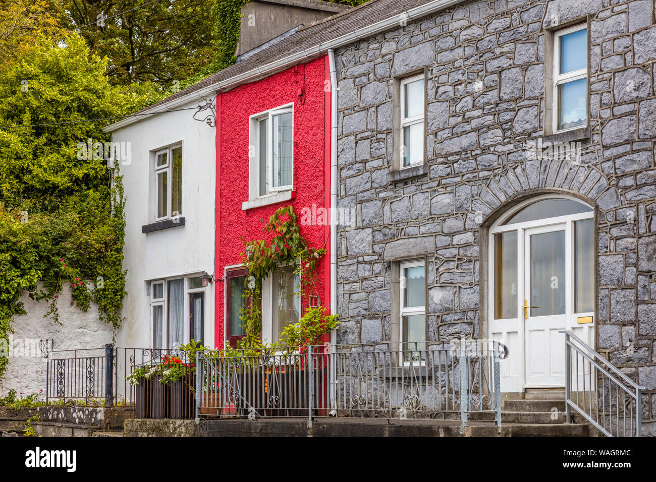 Village de Kinvara sur la baie de Galway dans le comté de Galway Irlande Banque D'Images