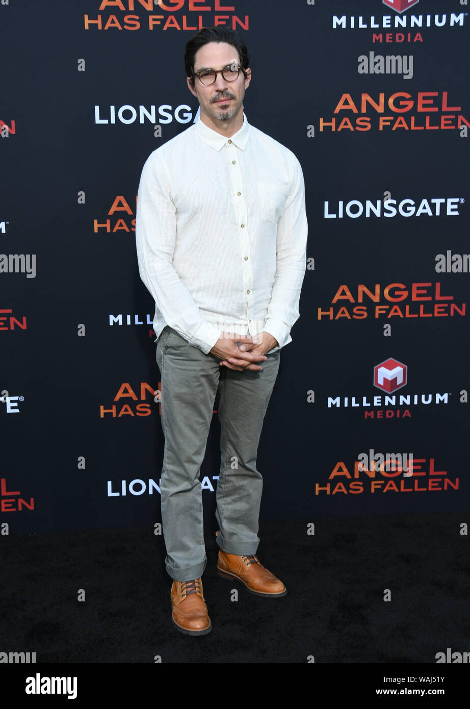 20 août 2019, Westwood, Californie, USA : 20 août 2019 - Westwood, Californie - Maurice Compte. ''Angel est tombé'' Los Angeles Premiere tenue au Regency Village Theatre. Crédit photo : Birdie Thompson/AdMedia (crédit Image : © Birdie Thompson/AdMedia via Zuma sur le fil) Banque D'Images