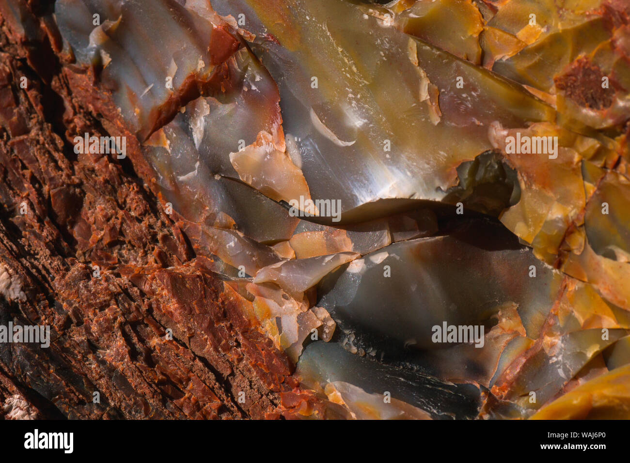 Les roches d'Agate. Banque D'Images