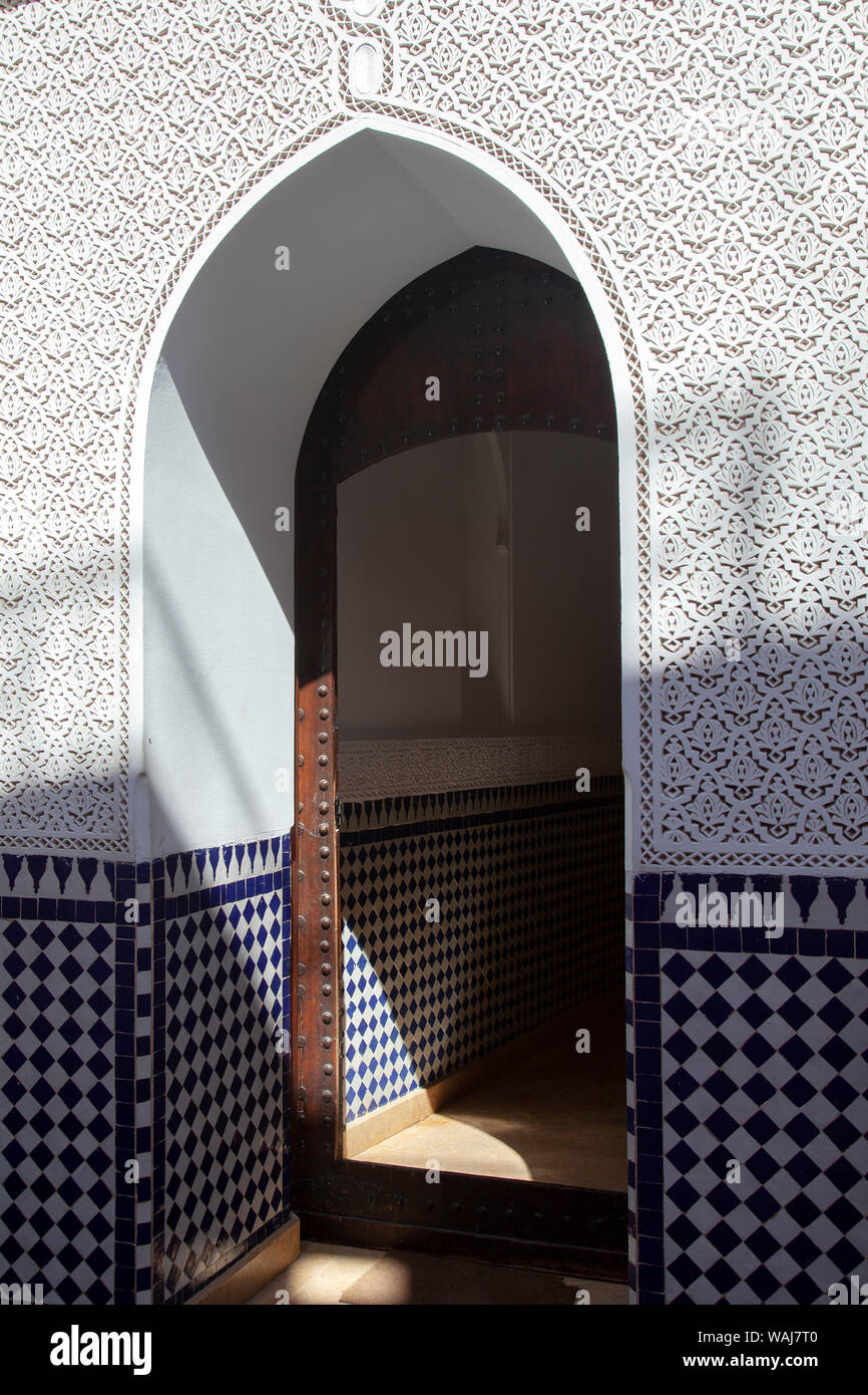 Porte marocaine Banque D'Images