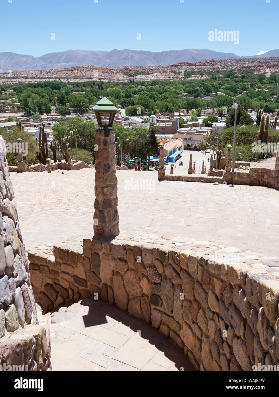 Célèbre Monumento a los Heroes de la Independencia, monument commémorant les batailles pour l'indépendance. Ville Humahuaca dans le canyon Quebrada de Humahuaca, classée au Patrimoine de l'UNESCO, de l'Argentine. Banque D'Images