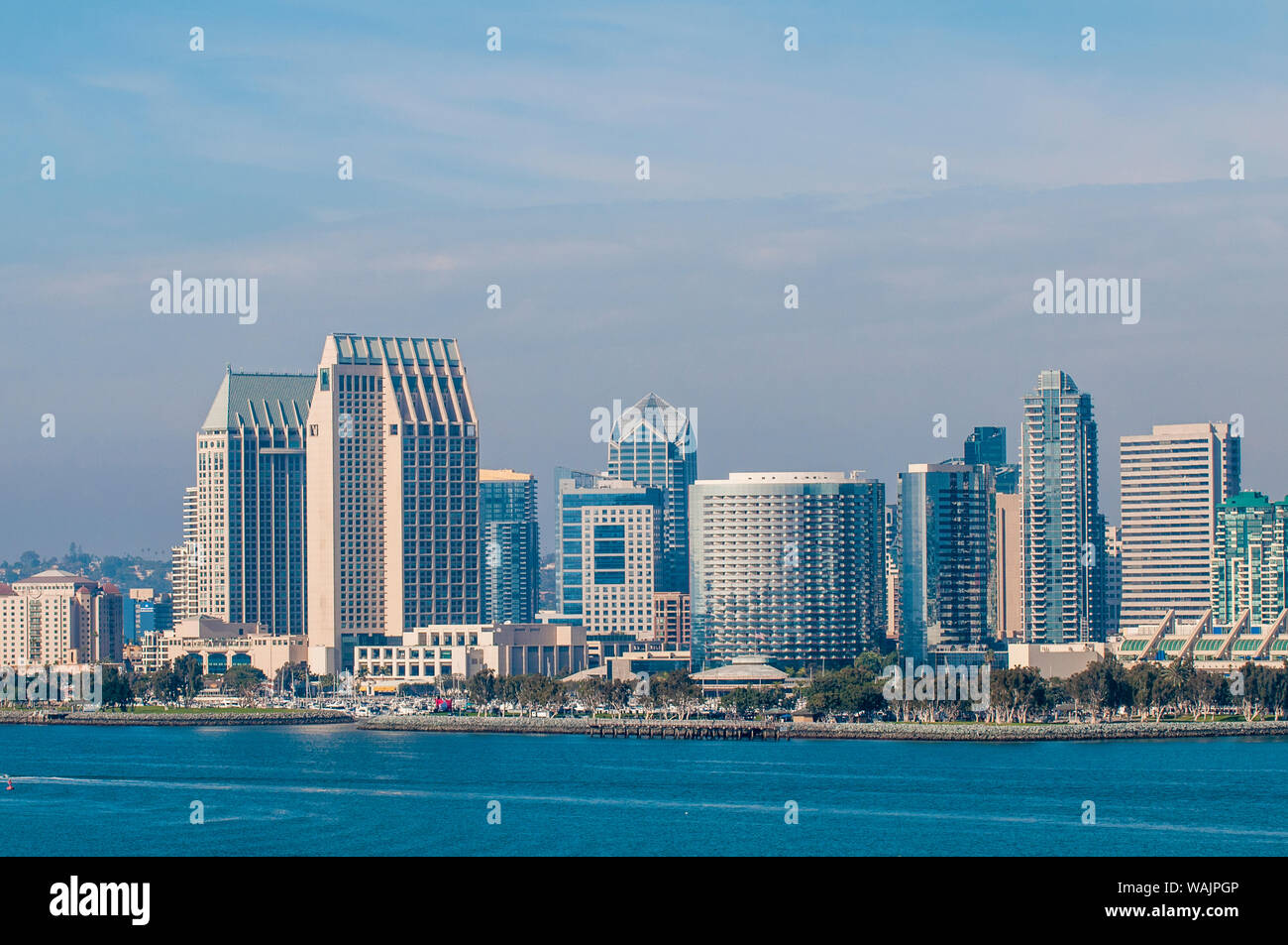 Et le port de San Diego, San Diego, Californie. Banque D'Images