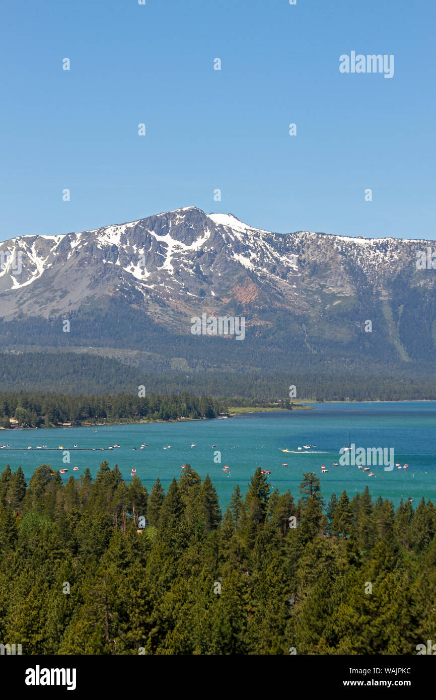 Lake Tahoe Stateline, Nevada, près de et South Lake Tahoe, Californie Banque D'Images