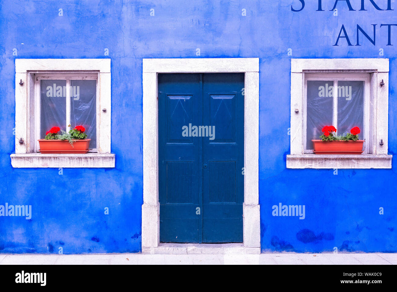 La Slovénie. D'extérieur de bâtiment coloré. En tant que crédit : Jim Nilsen / Jaynes Gallery / DanitaDelimont.com Banque D'Images