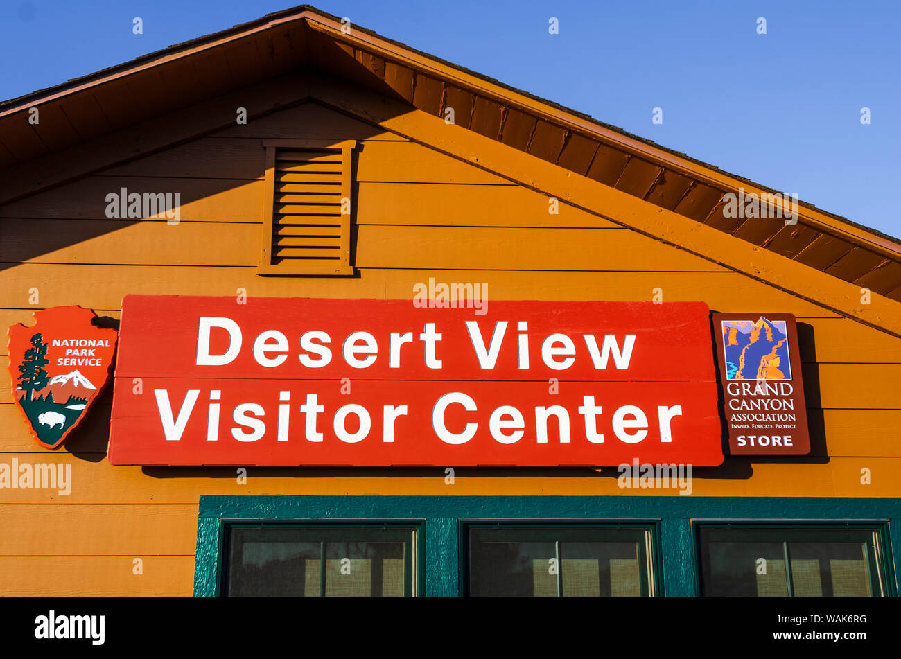 La Desert View Centre des visiteurs, le Parc National du Grand Canyon, Arizona, USA. (Usage éditorial uniquement) Banque D'Images