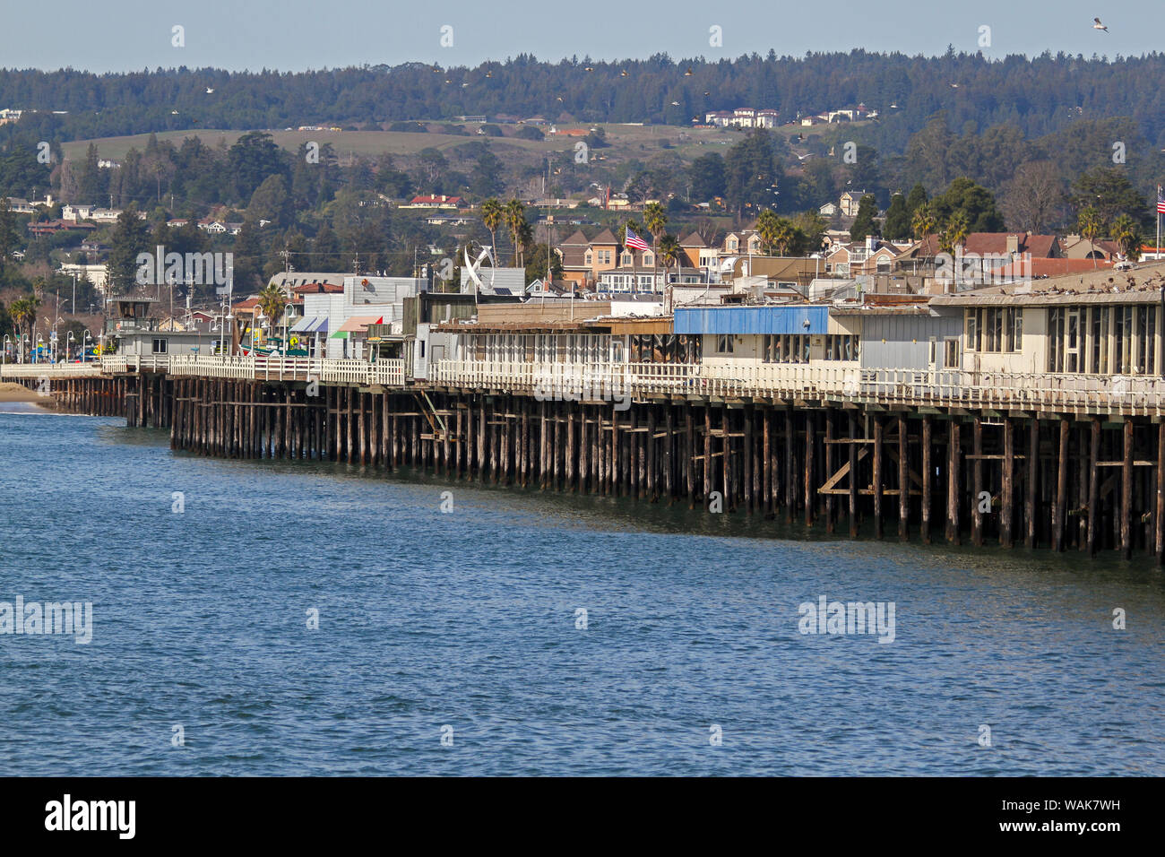 Quai de Santa Cruz, Santa Cruz, Californie, USA. Banque D'Images