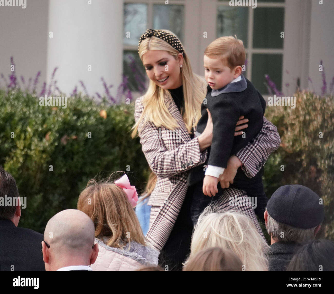 Le 20 novembre 2018. Washington, D.C. Ivanka Trump, petit-fils Théodore, à la Turquie-événement de clémence. Banque D'Images