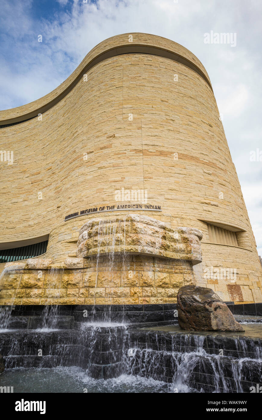 USA, Washington, D.C., National Museum of the American Indian. (Usage éditorial uniquement) Banque D'Images