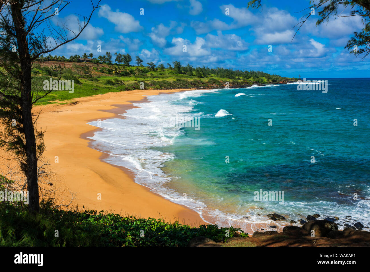 La baie de Kuna, Lahaina, Maui, Hawaii, USA. Banque D'Images