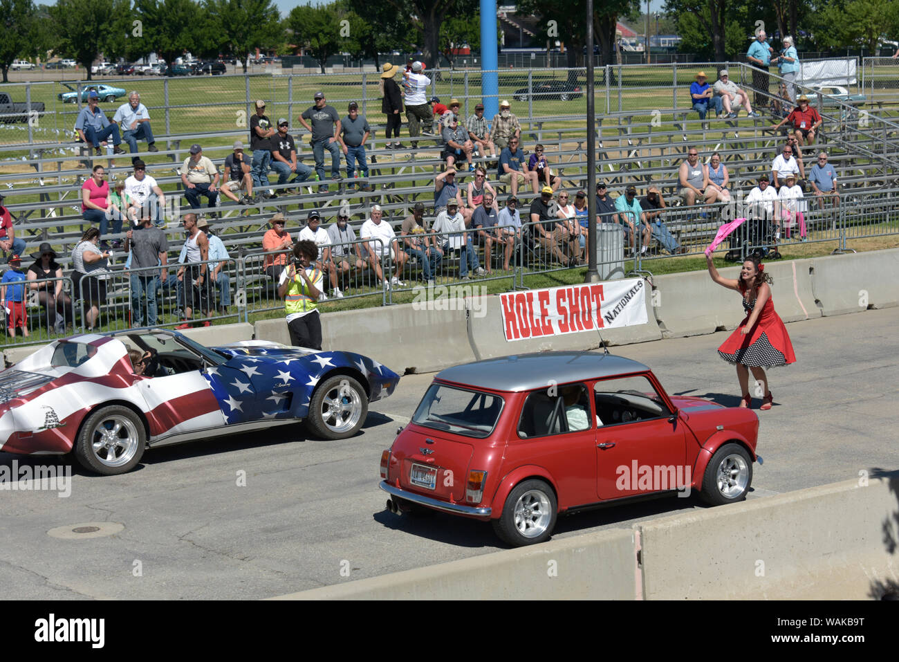 Holeshot tiers drag race, Boise, Idaho, USA. (Usage éditorial uniquement) Banque D'Images