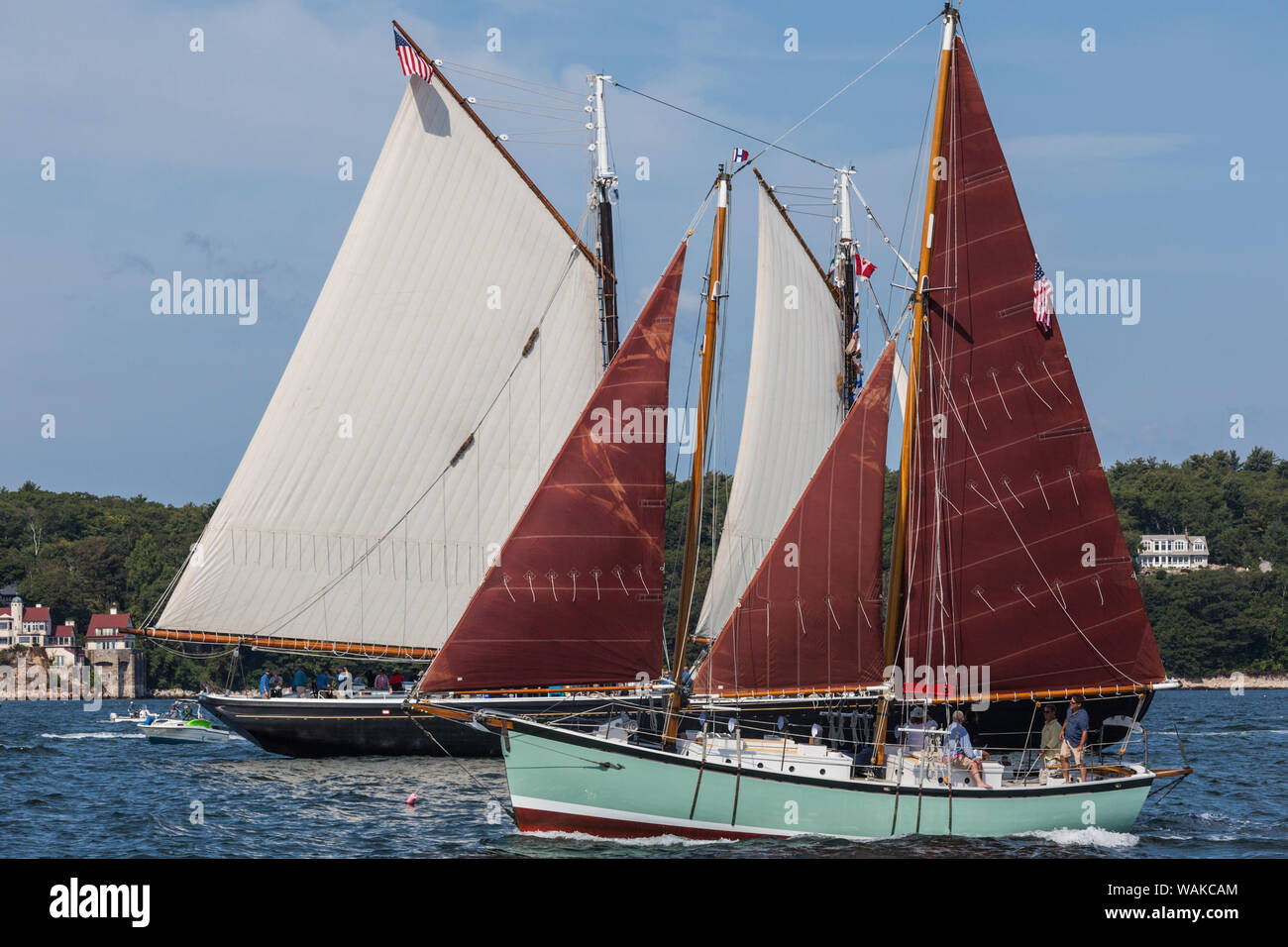 USA, Massachusetts, Cape Ann, Gloucester. Festival, les goélettes goélette Gloucester Banque D'Images