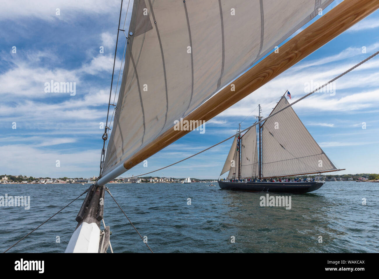 USA, Massachusetts, Cape Ann, Gloucester. Festival, les goélettes goélette Gloucester Banque D'Images