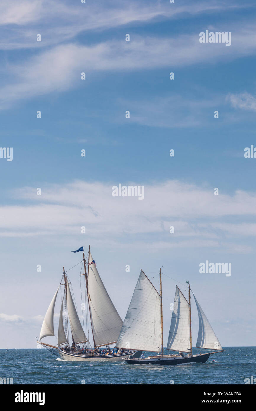 USA, Massachusetts, Cape Ann, Gloucester. Festival, les goélettes goélette Gloucester Banque D'Images