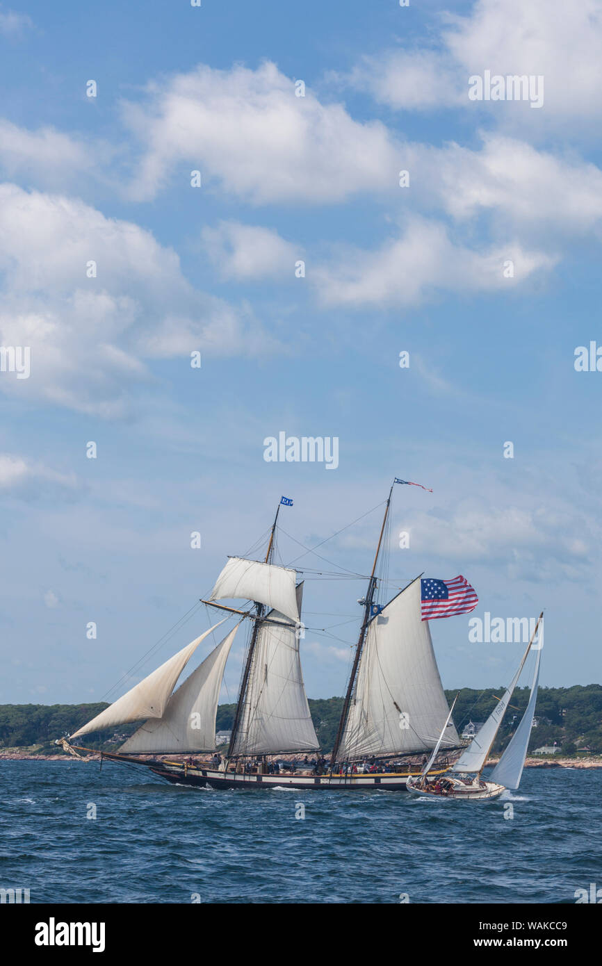 USA, Massachusetts, Cape Ann, Gloucester. Festival, les goélettes goélette Gloucester Banque D'Images