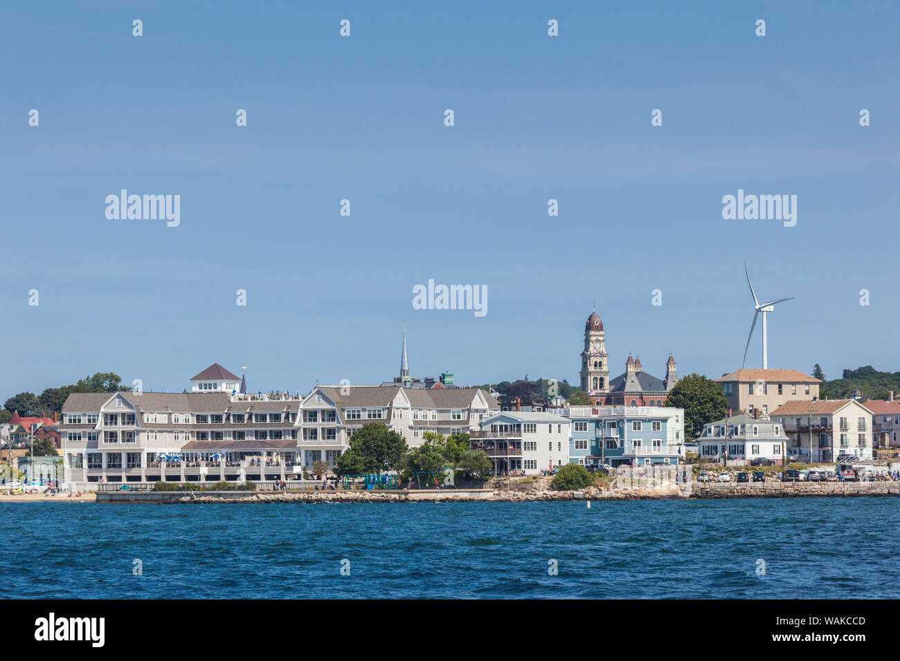 USA, Massachusetts, Cape Ann, Gloucester. Voir l'Hôtel de ville de Beauport Banque D'Images