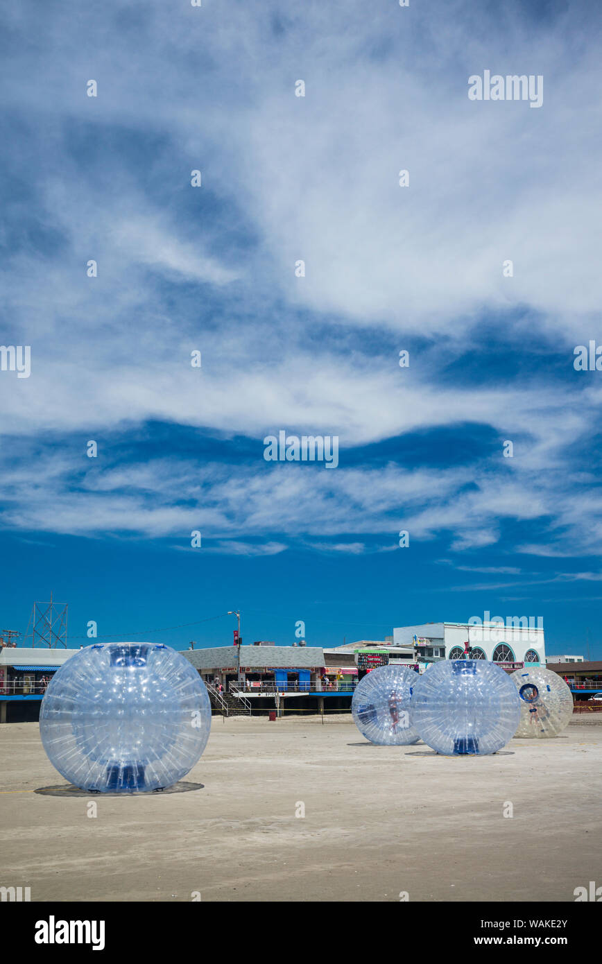 USA, New Jersey, Wildwoods. Wildwood beach ball marche amusement Banque D'Images