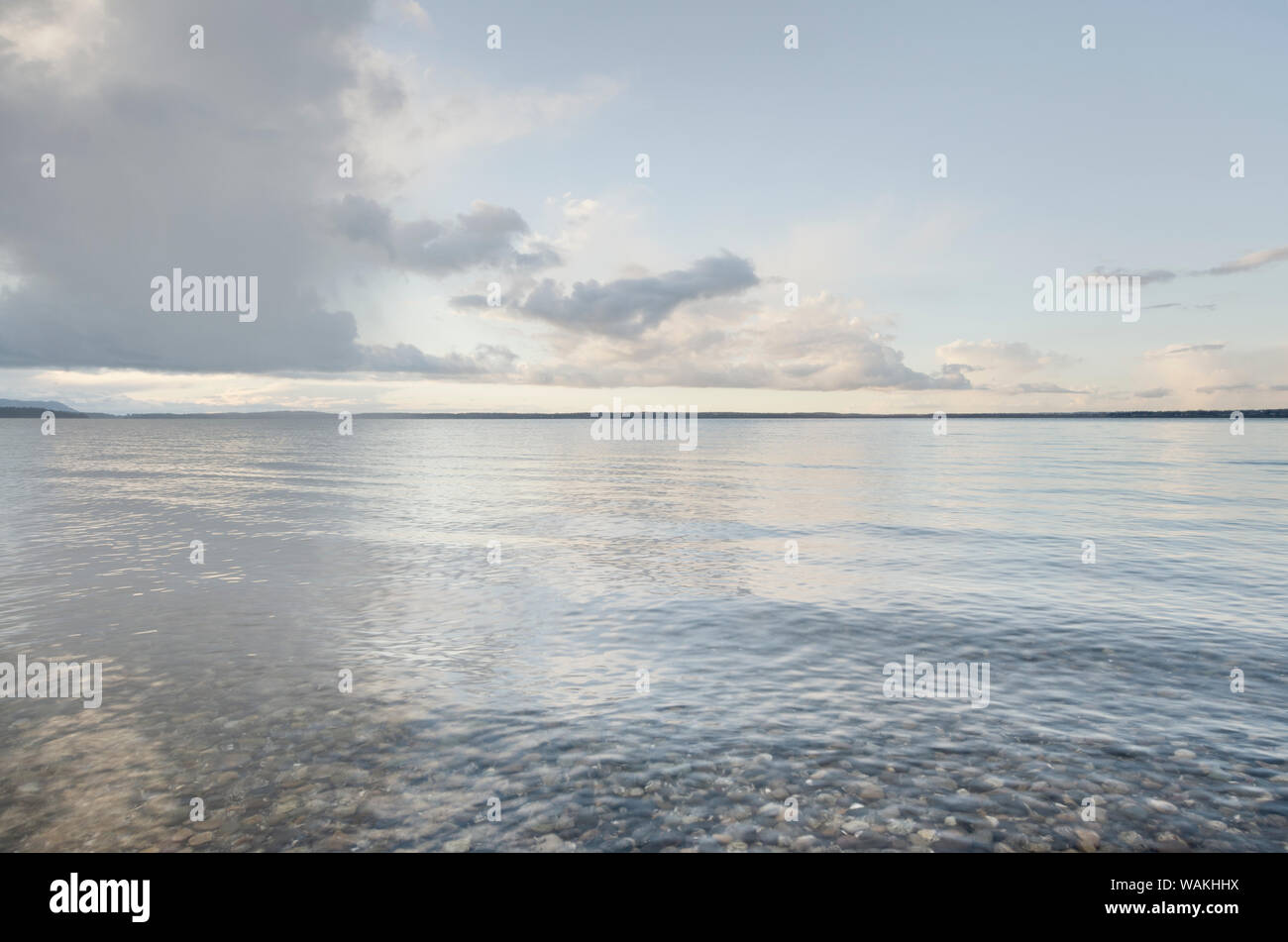 La baie de Bellingham, État de Washington. Banque D'Images