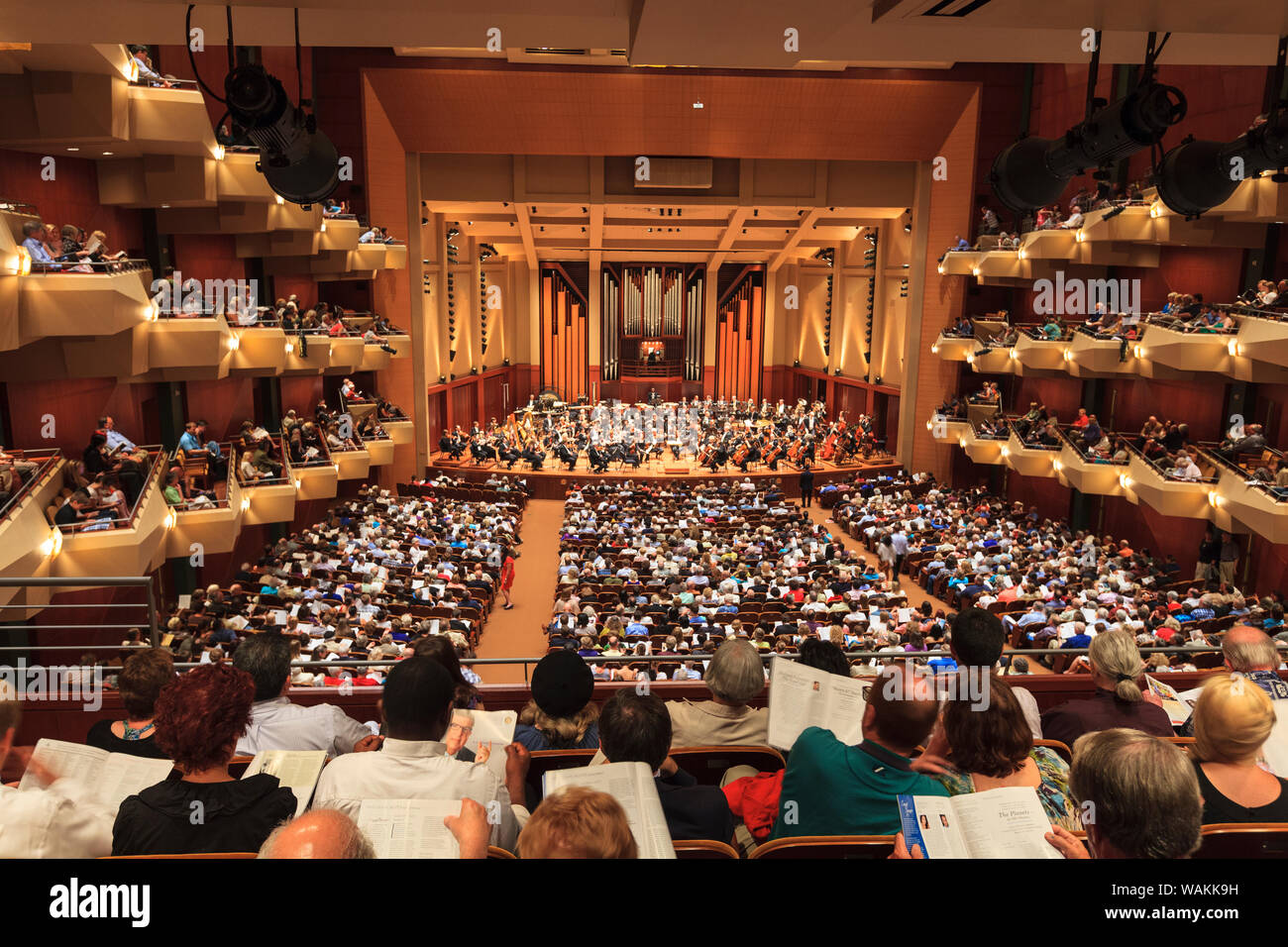 Seattle Symphony effectuant au Benaroya Hall Seattle, Washington State, USA (usage éditorial uniquement) Banque D'Images