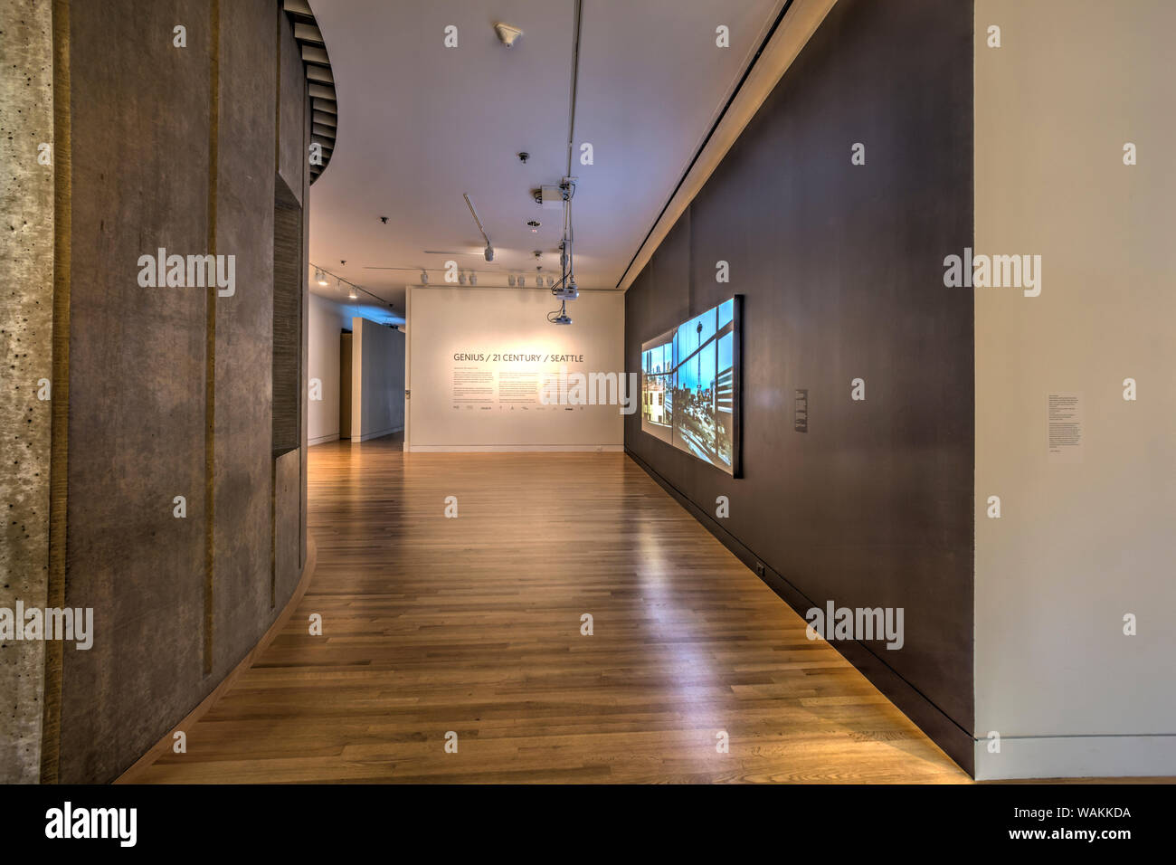 Intérieur de Frye Art Museum, Seattle, État de Washington (usage éditorial uniquement) Banque D'Images