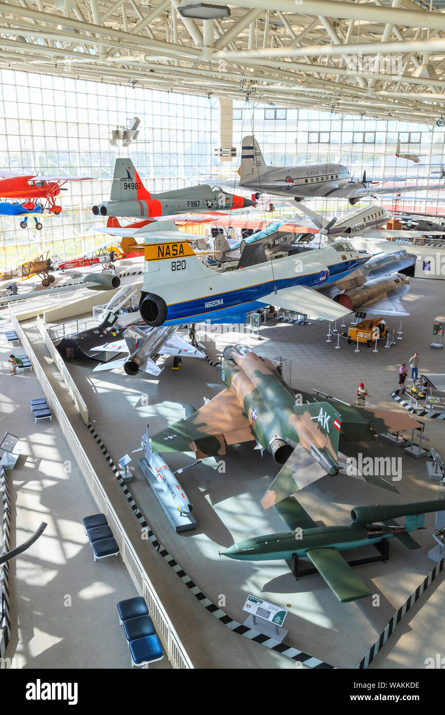 Avion historique au Musée de l'aviation, Seattle, État de Washington. (Usage éditorial uniquement) Banque D'Images