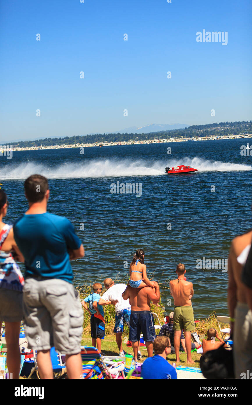 F1 Race, d'Hydroplane Prop Célébration Seafair Seattle, Washington State, USA (usage éditorial uniquement) Banque D'Images