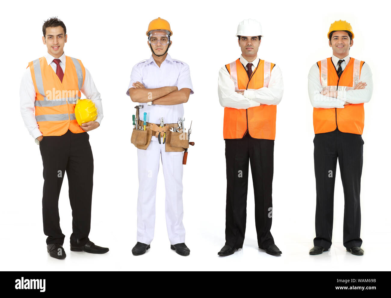 Divers métiers de l'industrie de la construction Banque D'Images