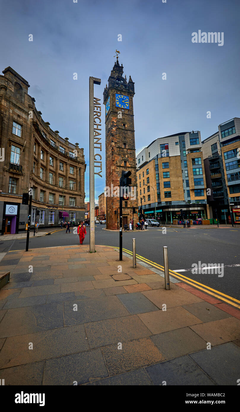 La ville de Glasgow (GLAS1) Banque D'Images