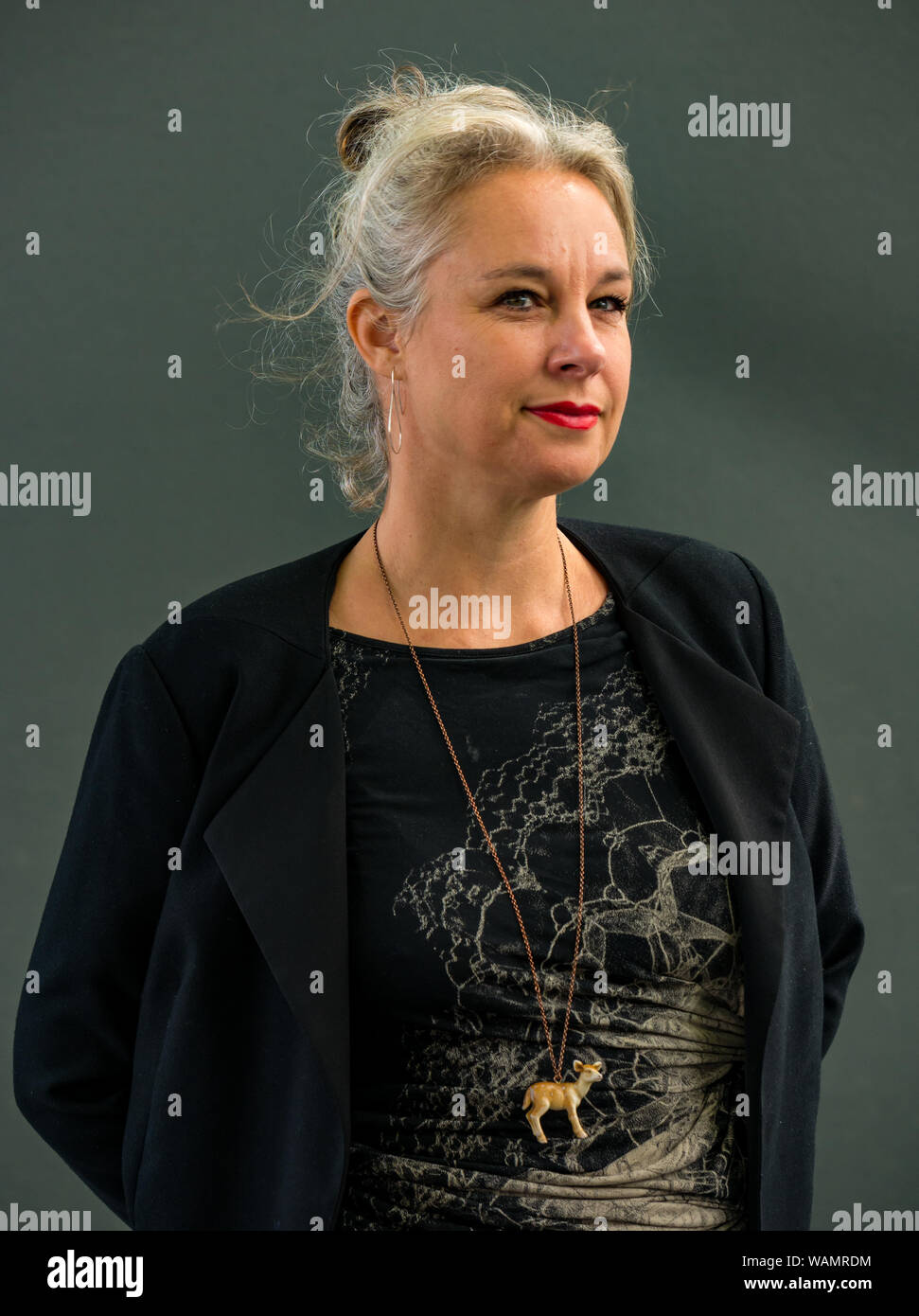 Edinburgh International Book Festival, Edimbourg, Ecosse, Royaume-Uni: Sara BRITA Stridsberg est une auteure et traductrice suédoise qui parle de son roman The Faculty of Dreams Banque D'Images